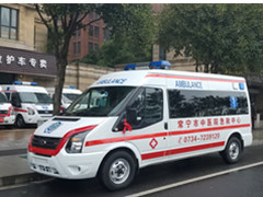 福特新世代全顺V348长轴中顶监护型救护车